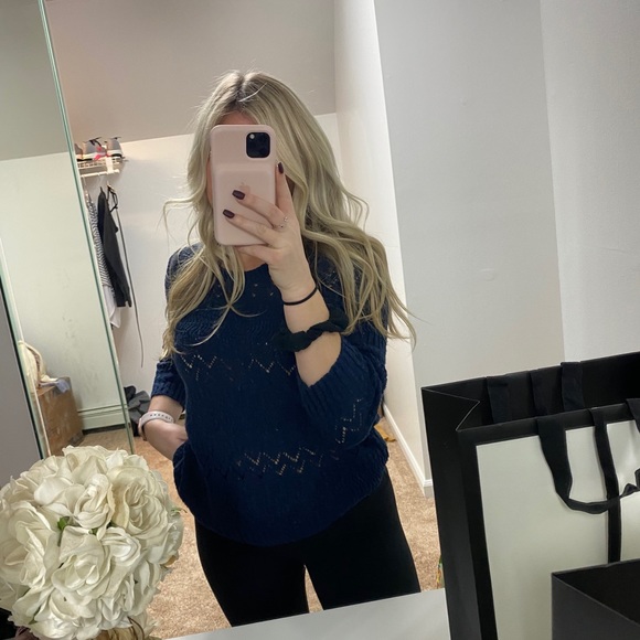 Navy Blue Sweater - Picture 8 of 8